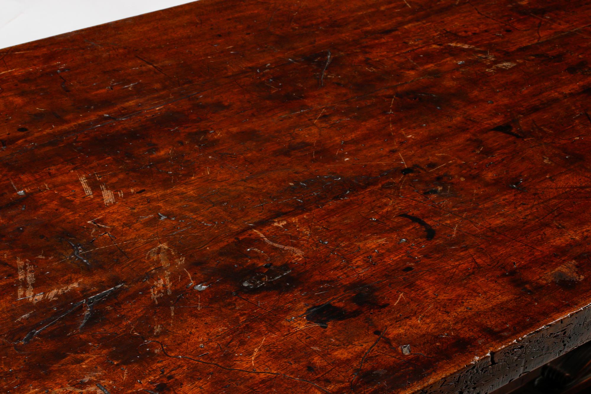 An Italian Renaissance Revival Figural Trestle Table