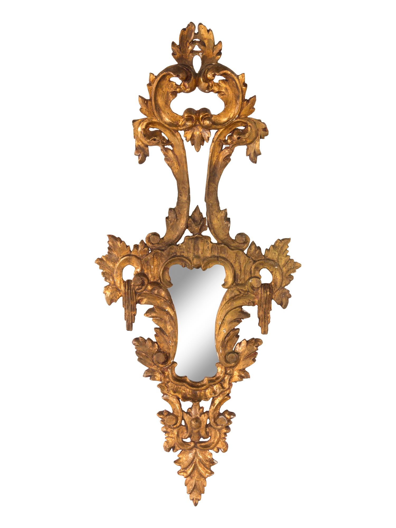 A Venetian Style Giltwood Mirror