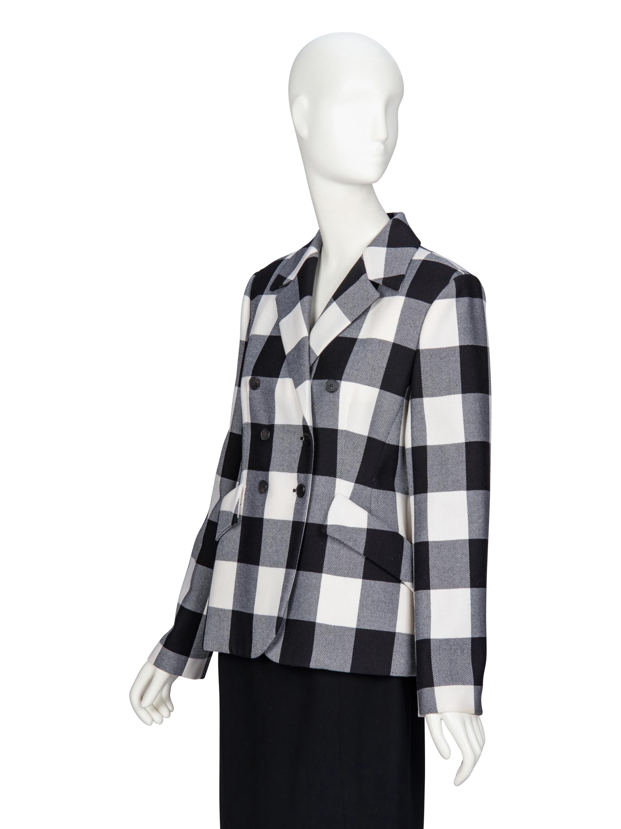 Christian Dior by Maria Grazia Chiuri, Buffalo Plaid Bar Jacket