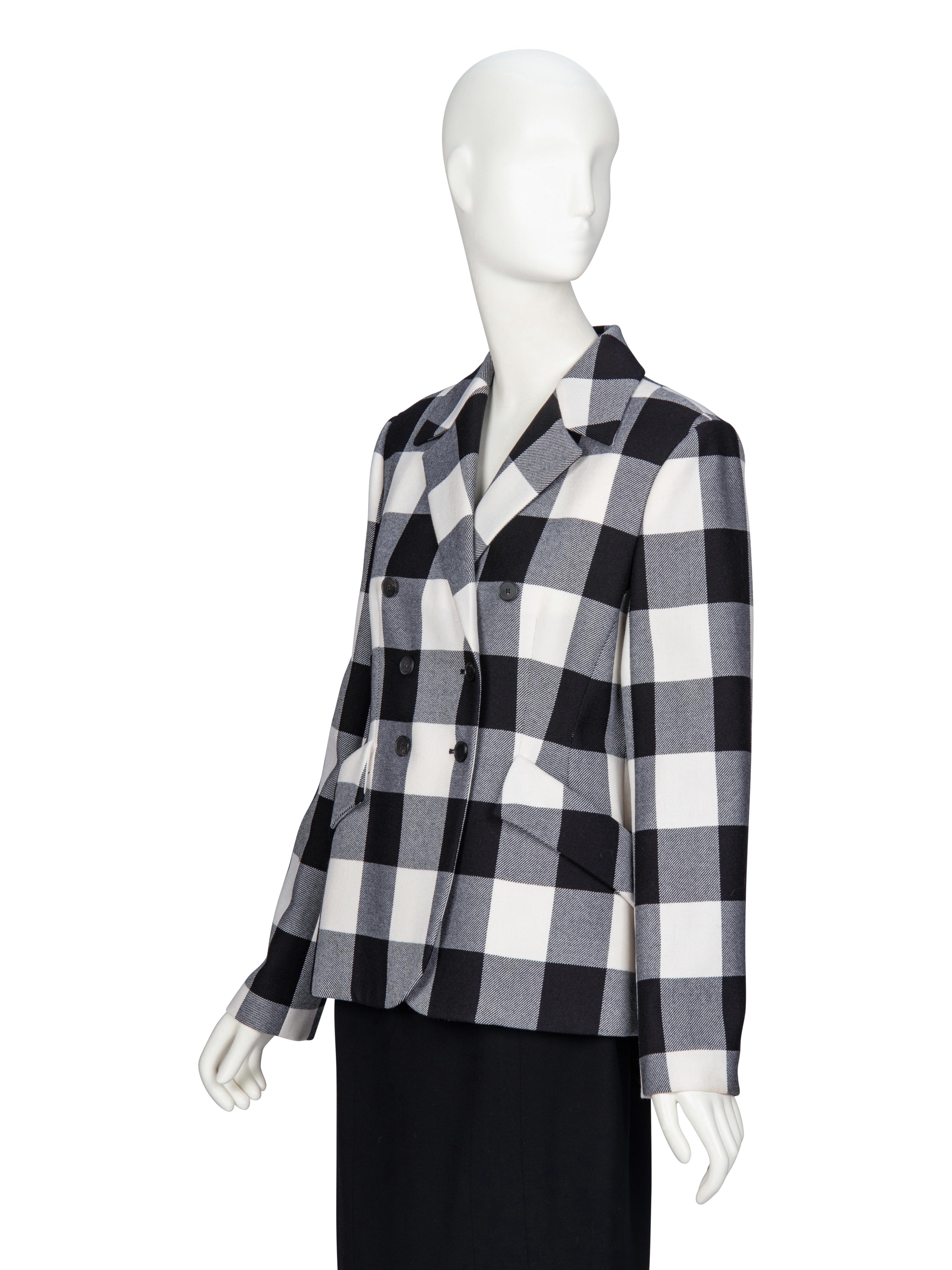 Christian Dior by Maria Grazia Chiuri, Buffalo Plaid Bar Jacket