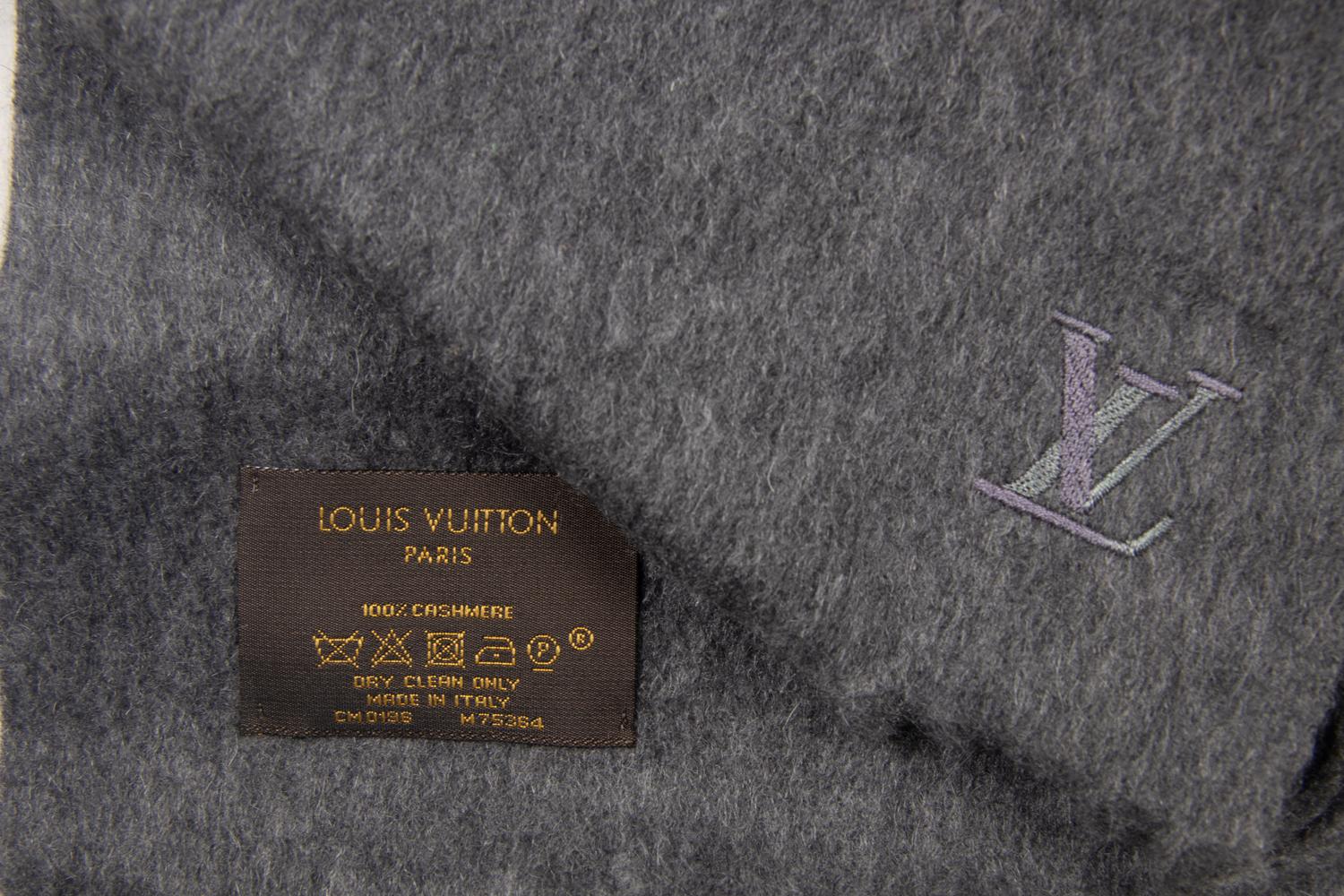 LOUIS VUITTON CASHMERE SCARF