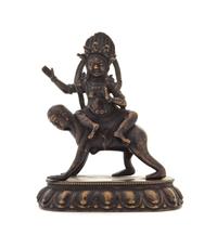 A Sino-Tibetan Bronze Figure of a Deity Height 6 1/8 inches.