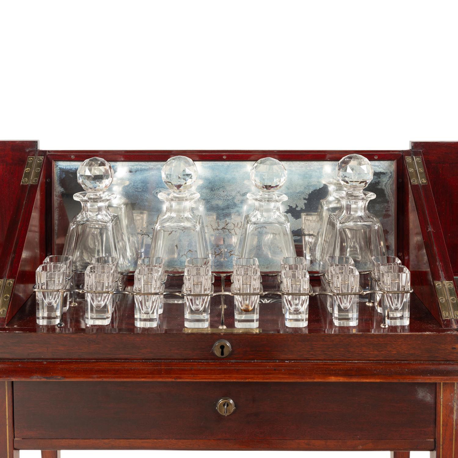 An English Mahogany Liquor Cabinet