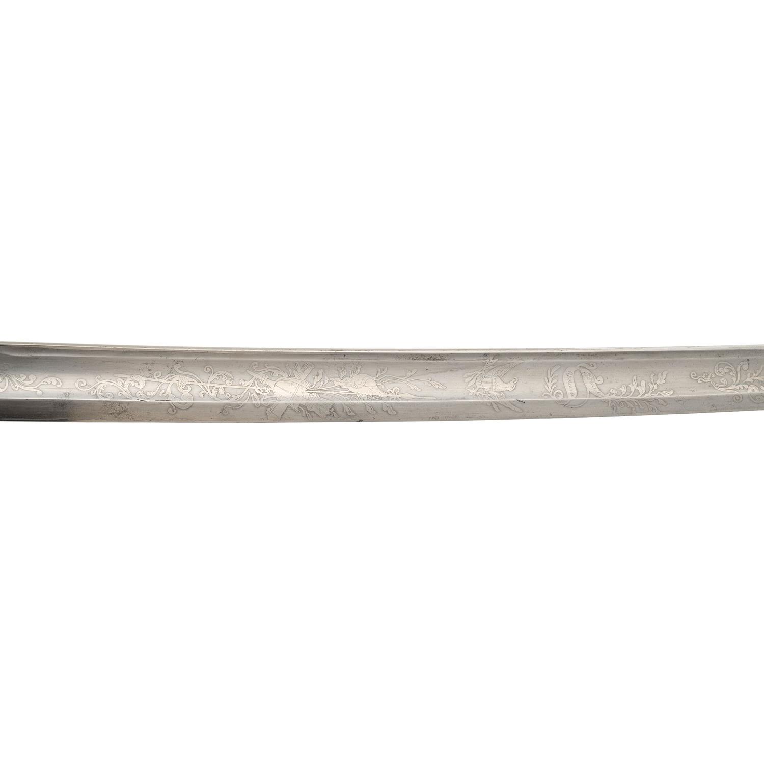 Ames Model 1850 Staff & Field Officer's Sword Inscribed to Lt. Albion W. Tourgee - 105th OH Infantry - Captured by John Hunt Morgan's Raiders