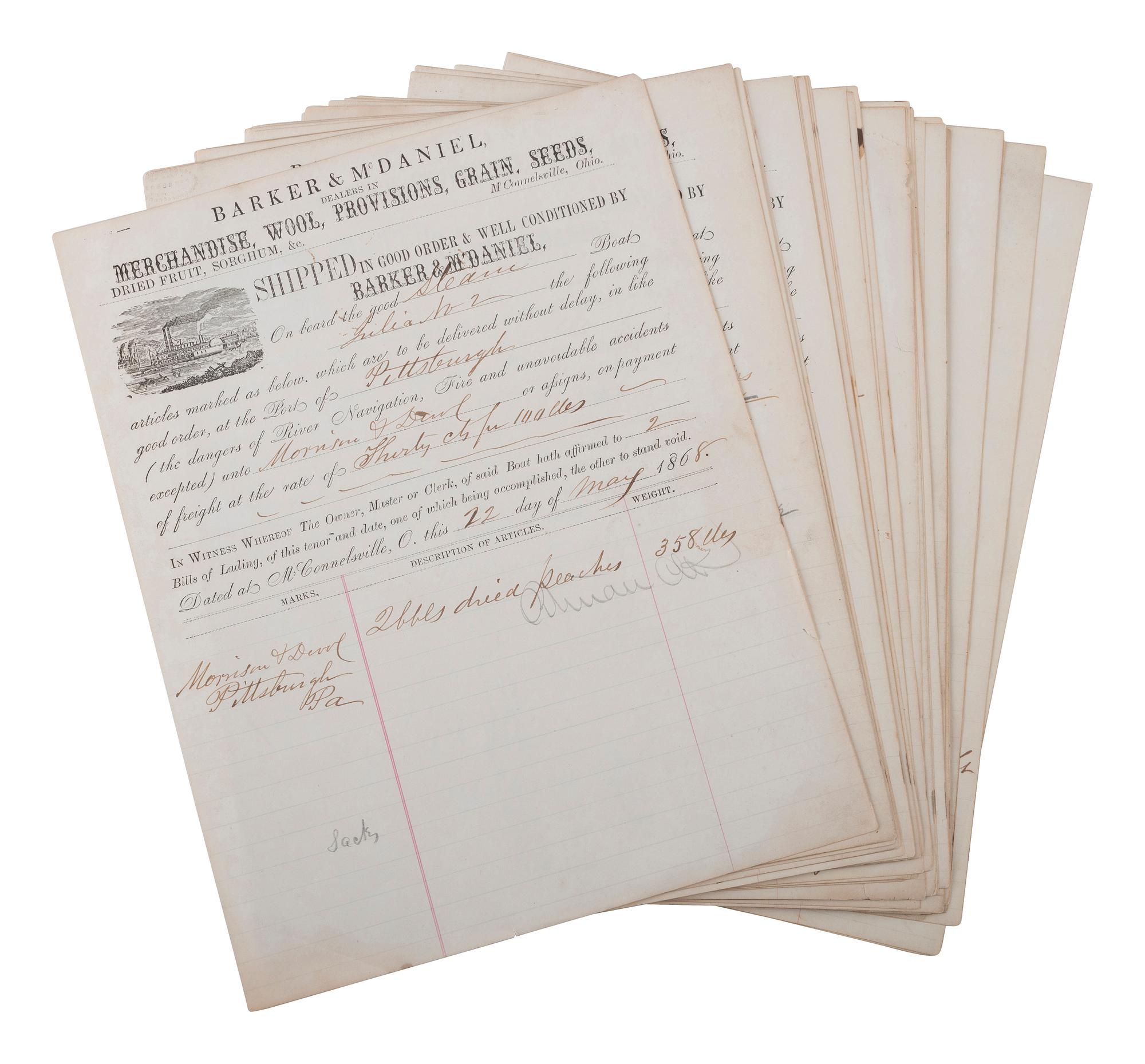 [TRANSPORTATION]. Ephemera associated with various forms of transportation.
