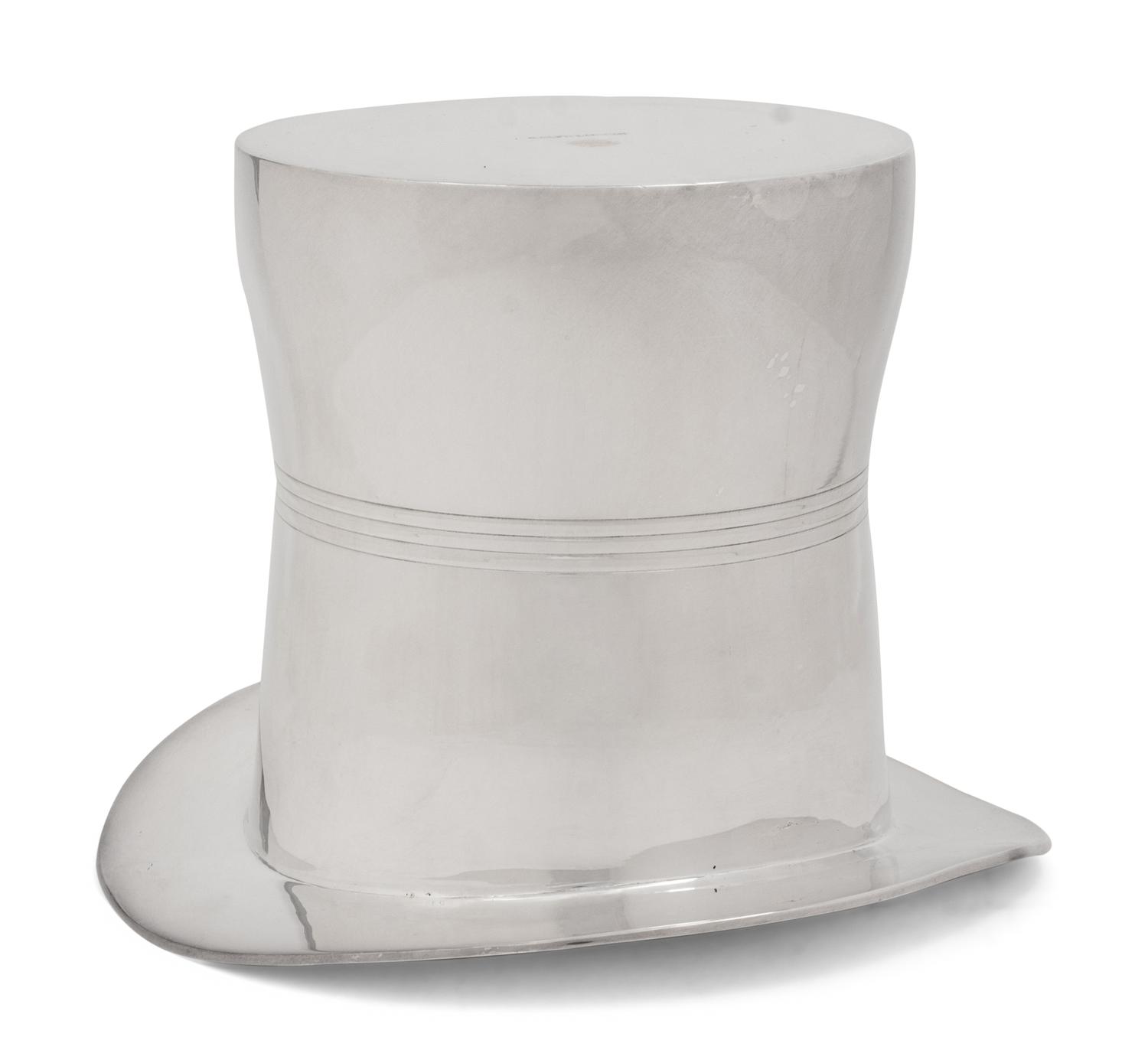 Five Ralph Lauren Silver-Plate 'Top Hat' Wine Coolers