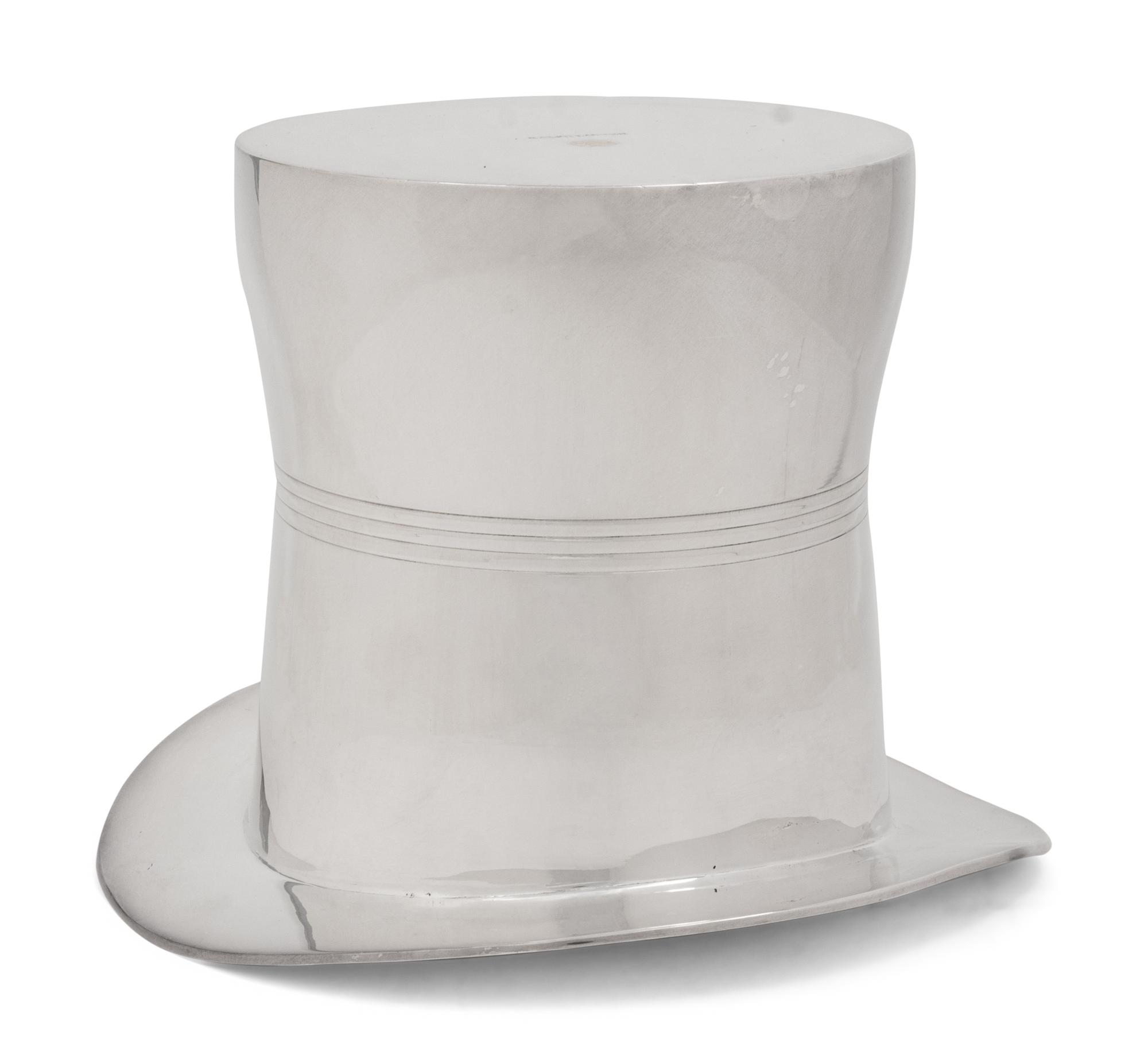 Five Ralph Lauren Silver-Plate 'Top Hat' Wine Coolers