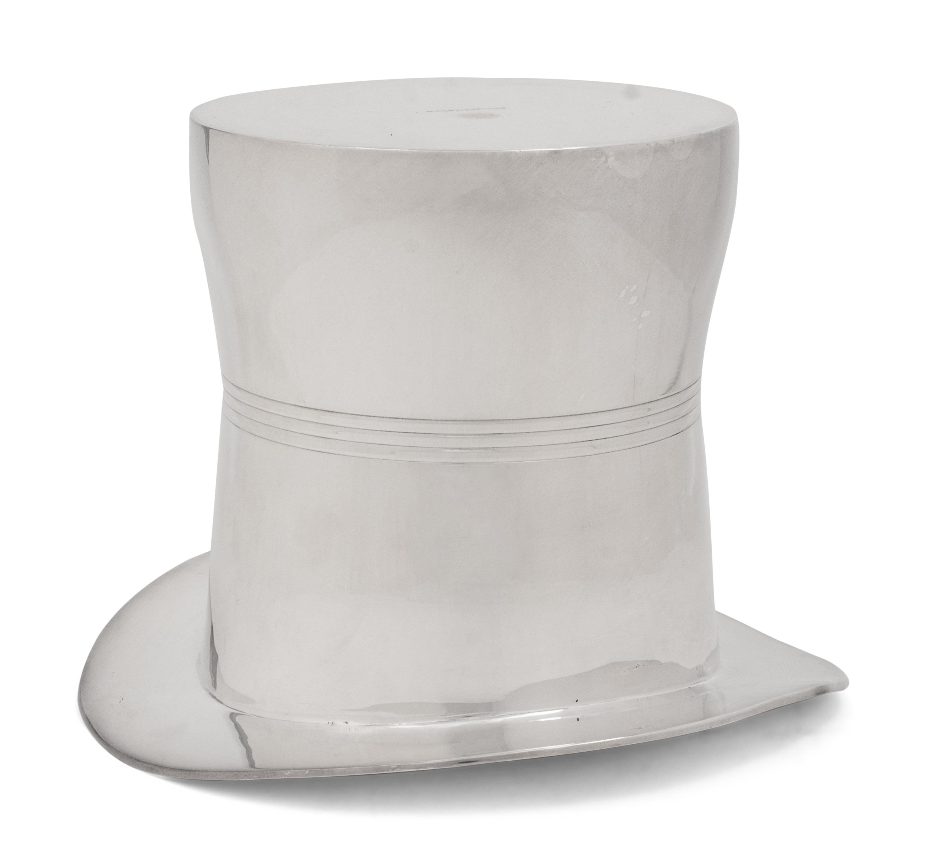 Five Ralph Lauren Silver-Plate 'Top Hat' Wine Coolers