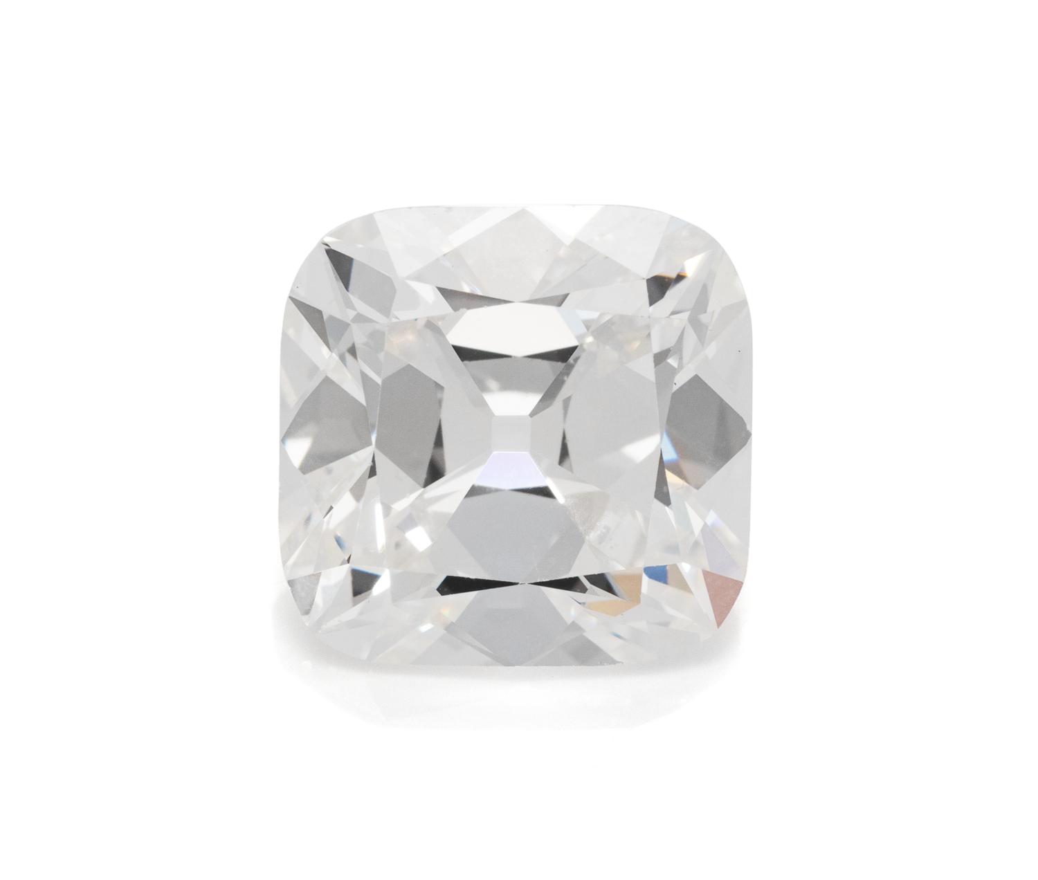 A 4.45 Carat Cushion Cut Diamond,