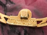 An 18 Karat Yellow Gold, Rhodonite and Green Tourmaline Brooch, Paloma Picasso for Tiffany & Co., Circa 1983,