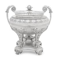 A Regency Silver Tea Urn