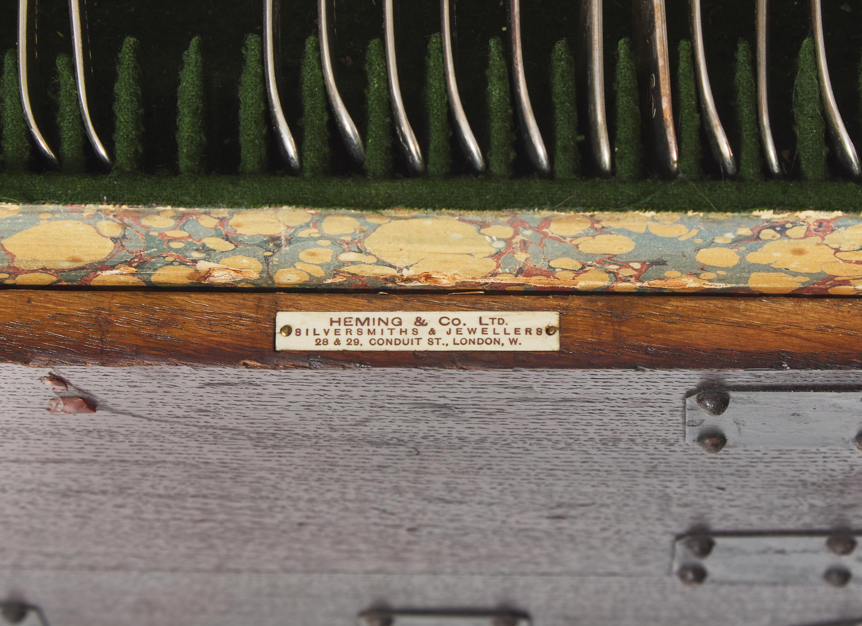 An English Assembled Silver and Silver-Plate Flatware Service