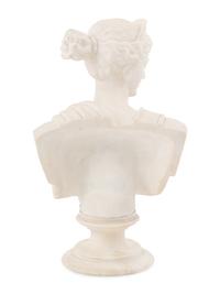 A Continental Marble Bust of Diana of Versailles