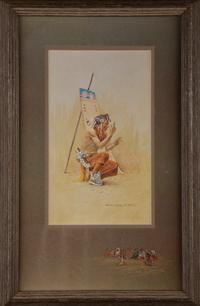 Four Prints from the Western Character's series, between 1927 and 1932
