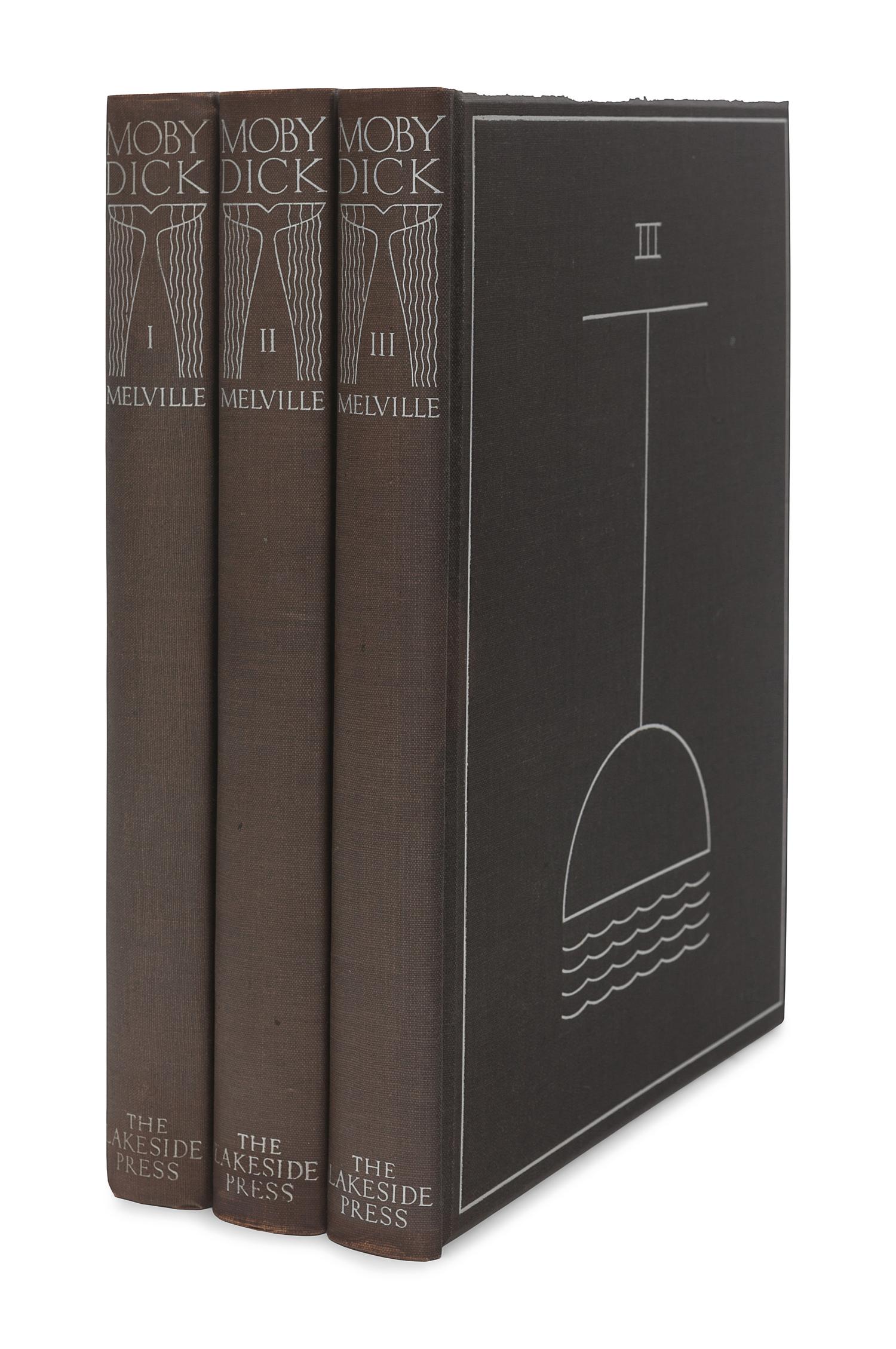KENT, Rockwell, illustrator (1882-1971). -- MELVILLE, Herman (1819-1891). Moby Dick . Chicago: The Lakeside Press, 1930.