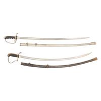 Two Sabers: US Model 1902 Officers Saber & German Saber