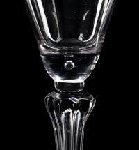 An English Pedestal-Stem Wine Glass