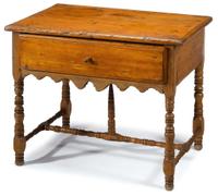 William and Mary stretcher table new england, late 17th century