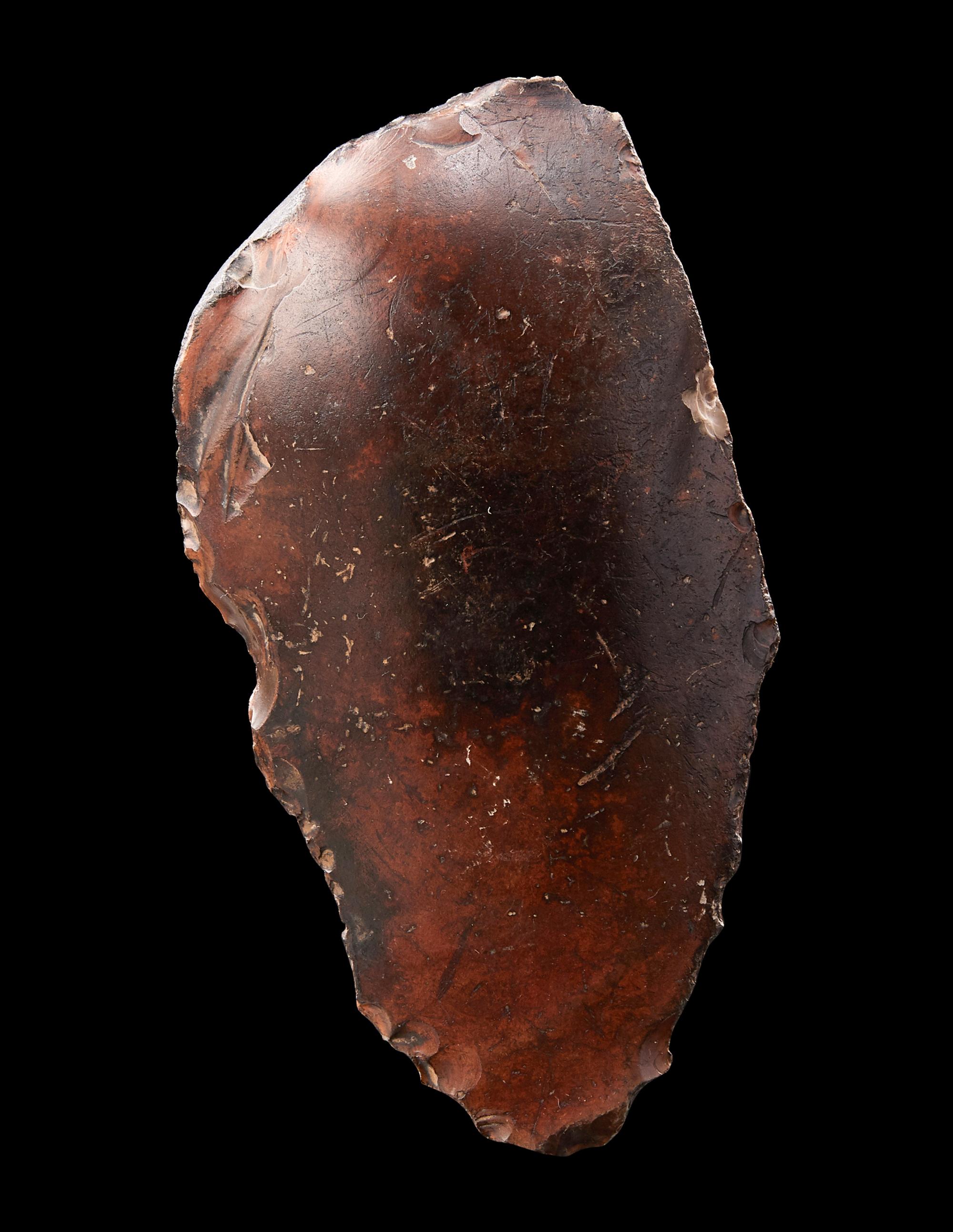 Two Egyptian Flint Hand Axes