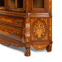 A Dutch Marquetry Bookcase