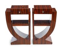 A Pair of Art Deco Style Nightstands