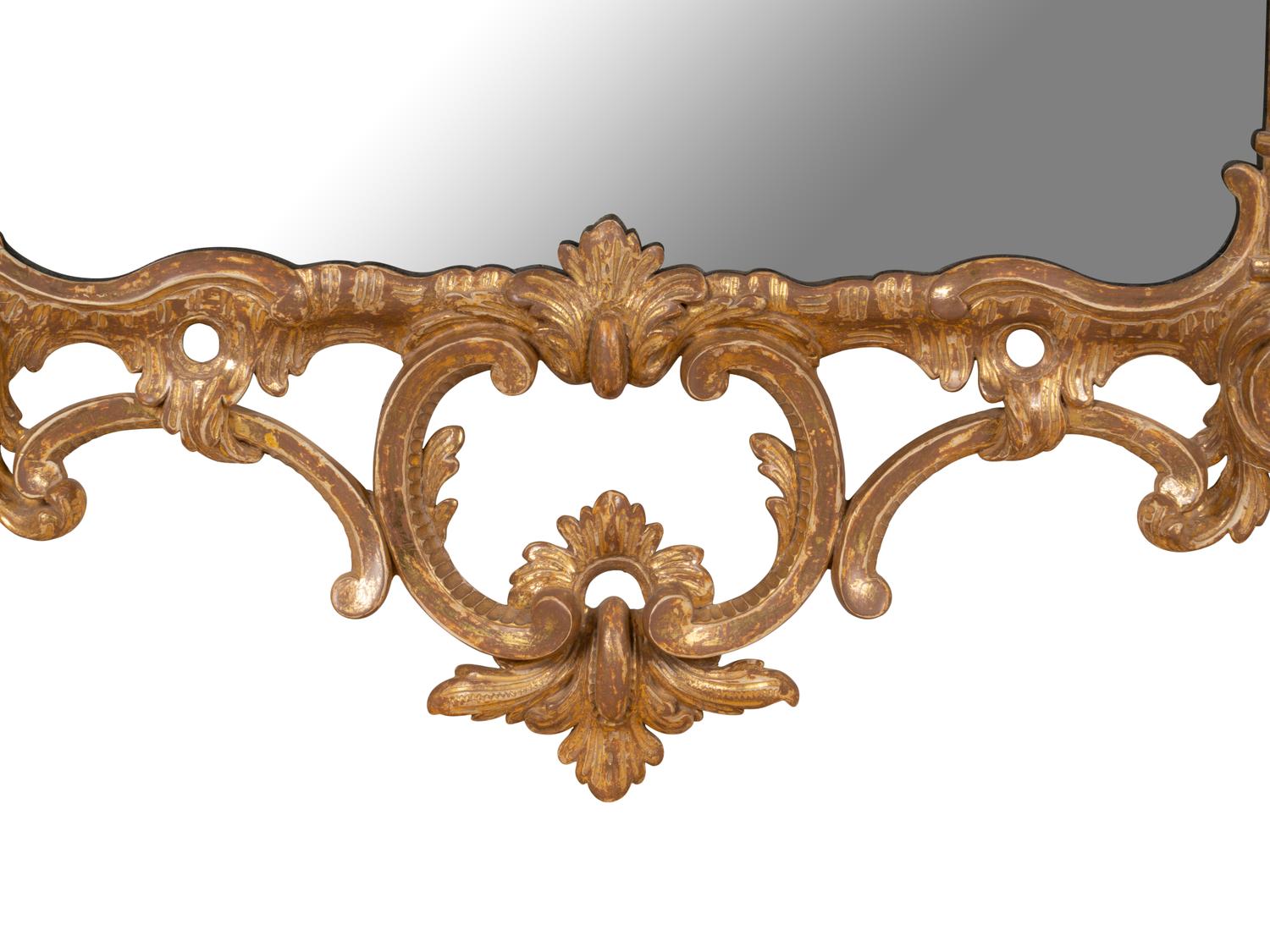 A Pair of George III Giltwood Mirrors