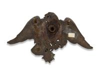 A Silvered Bronze Spreadwing Eagle Wall Mount