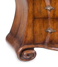 A Therien Studios Burl Walnut Chest of Drawers