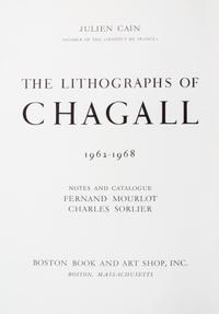 CHAGALL, MARC. The Lithographs of Chagall Volumes III and IV. Cover and frontispiece of both volumes are original lithographs.