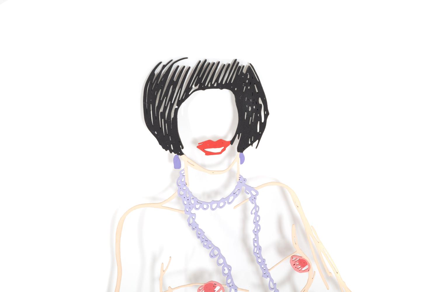 Monica with Necklace, Hands Folded , 1985-1990