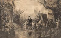 Arrival of George Washington at the Battery ( After Henry Brueckner)