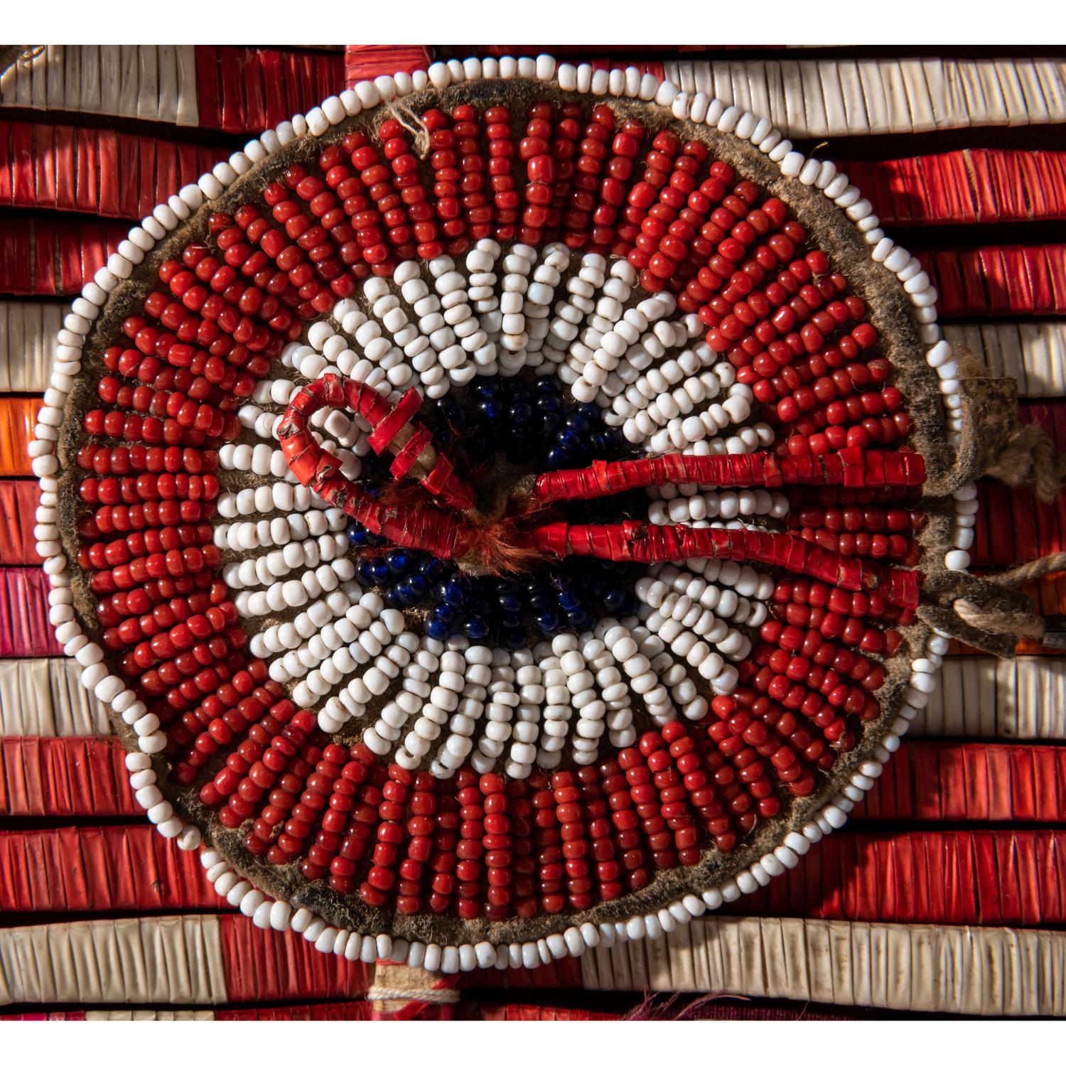 Sioux Woman's Quilled Breastplate