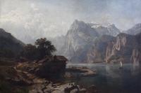 Carl Jungheim (German, 1830-1886) — Mountain Lake