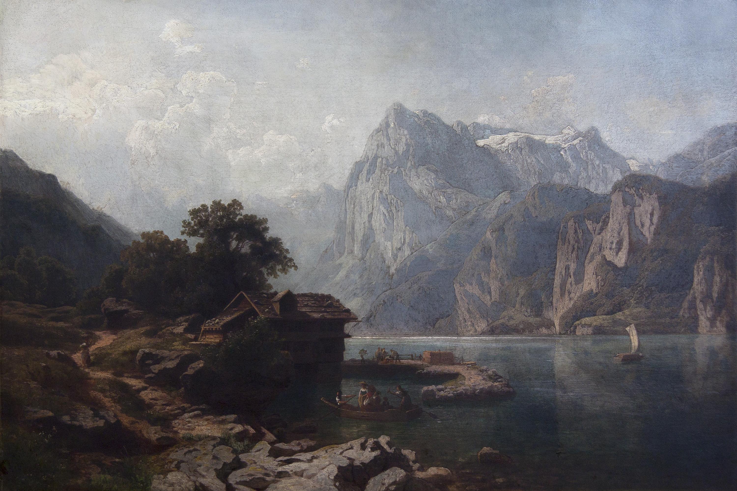 Carl Jungheim (German, 1830-1886) — Mountain Lake