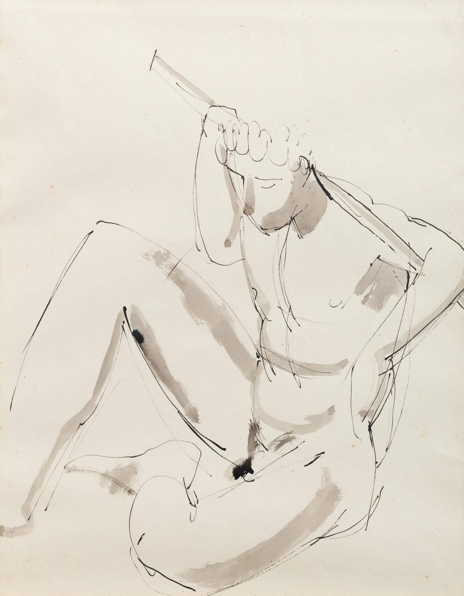 A Group of Five Nude Studies