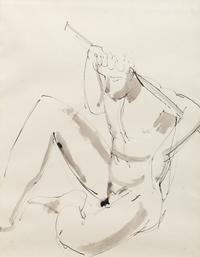 A Group of Five Nude Studies