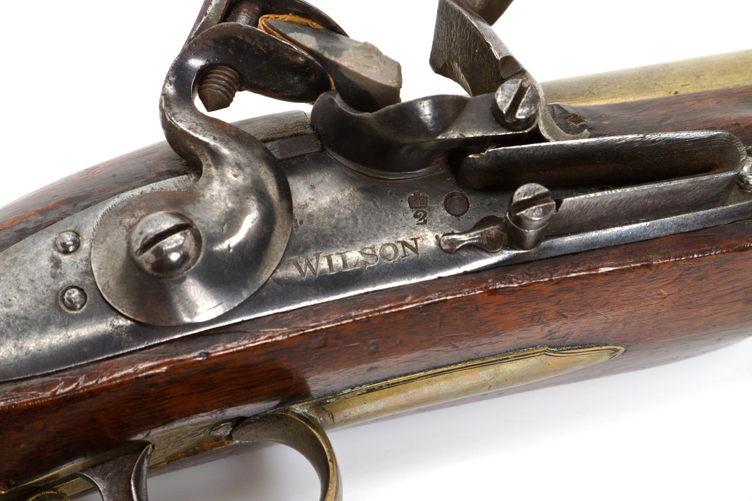 An English Blunderbuss, RICHARD WILSON, LONDON, LATE 18TH CENTURY, Overall length 32, barrel length 16 inches. — RICHARD WILSON, LONDON, LATE 18TH CENTURY,