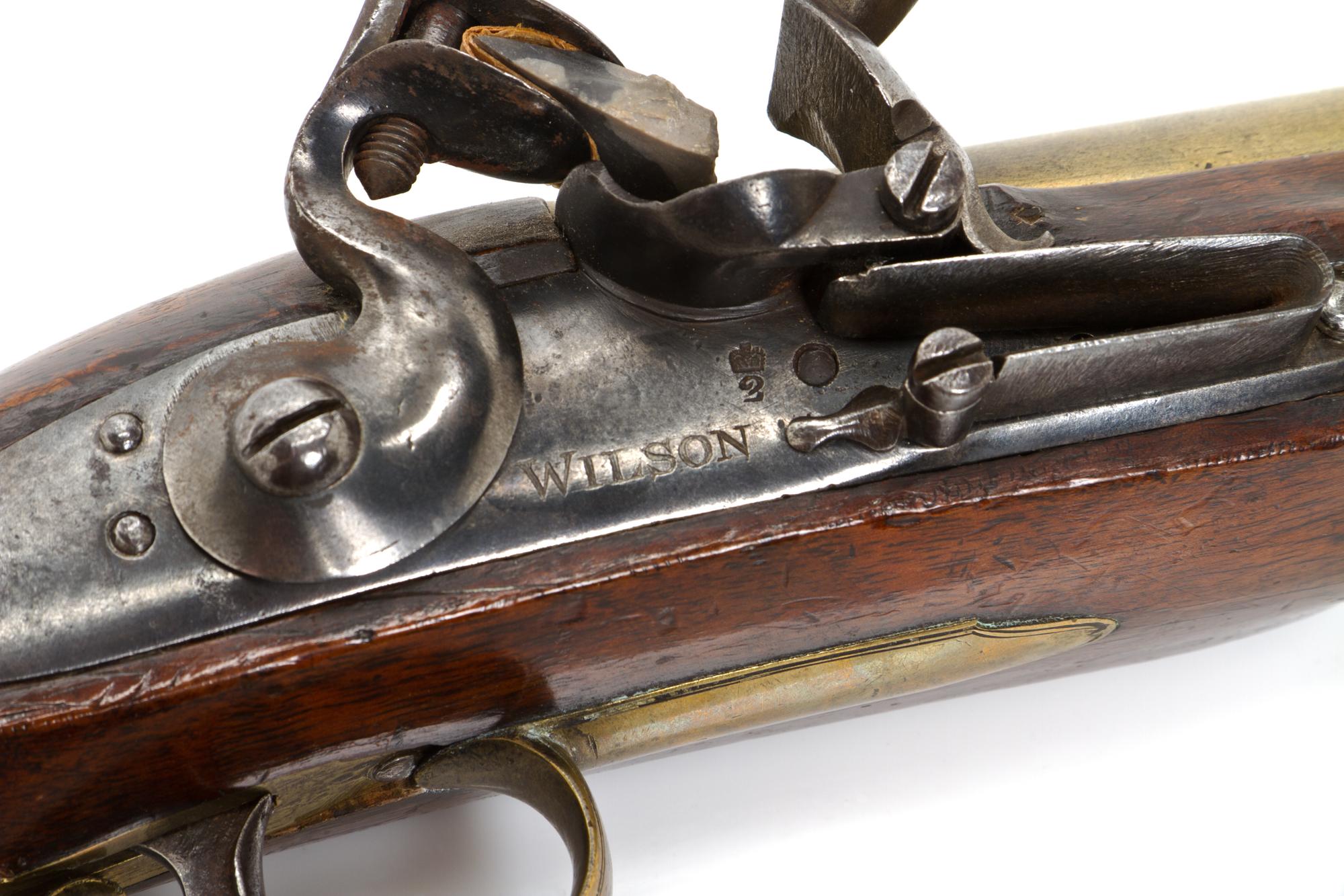An English Blunderbuss, RICHARD WILSON, LONDON, LATE 18TH CENTURY, Overall length 32, barrel length 16 inches. — RICHARD WILSON, LONDON, LATE 18TH CENTURY,