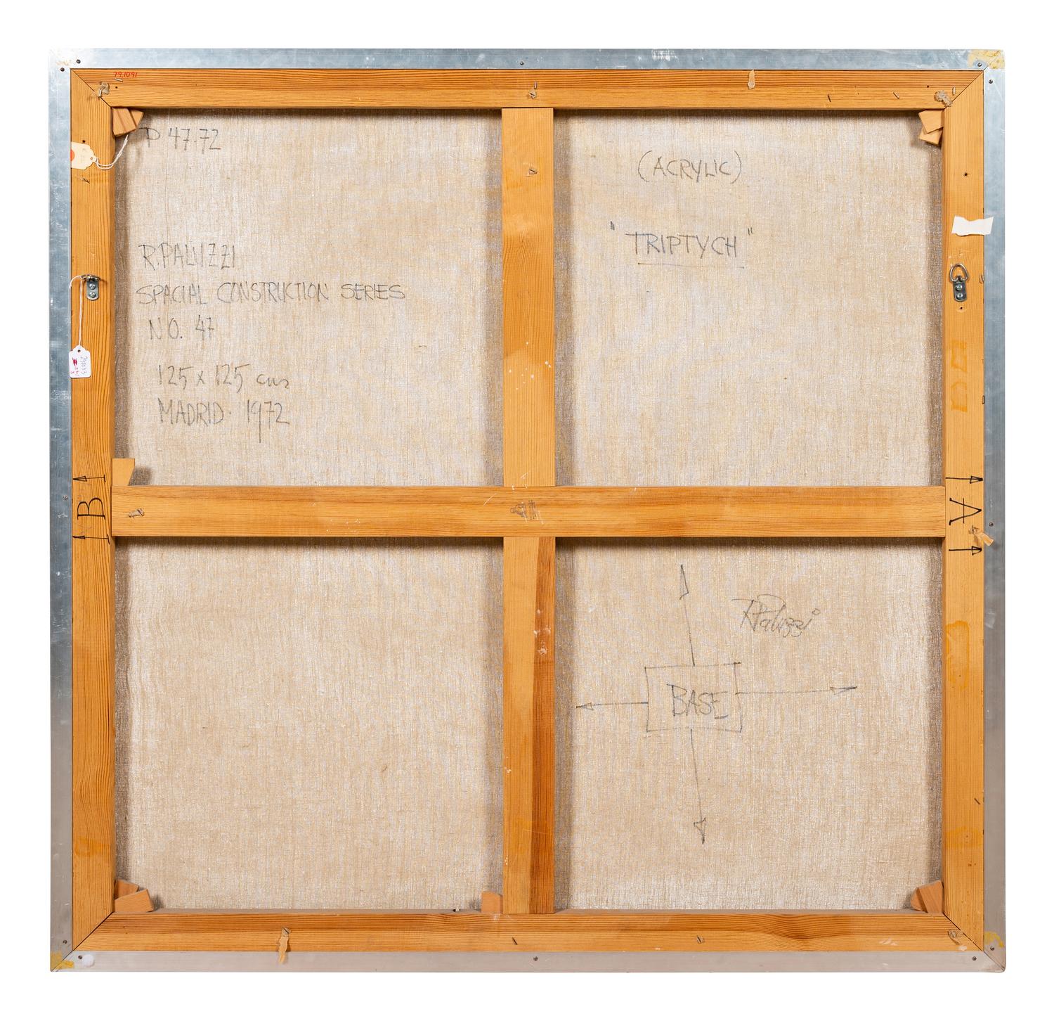 Spacial Construction Series #46-48 , 1972 (triptych)