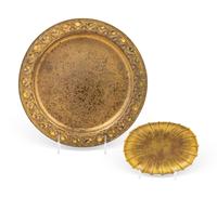 Plate and Oval Ribbed Dish