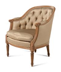 A Pair of Louis XVI Style Beechwood Bergères