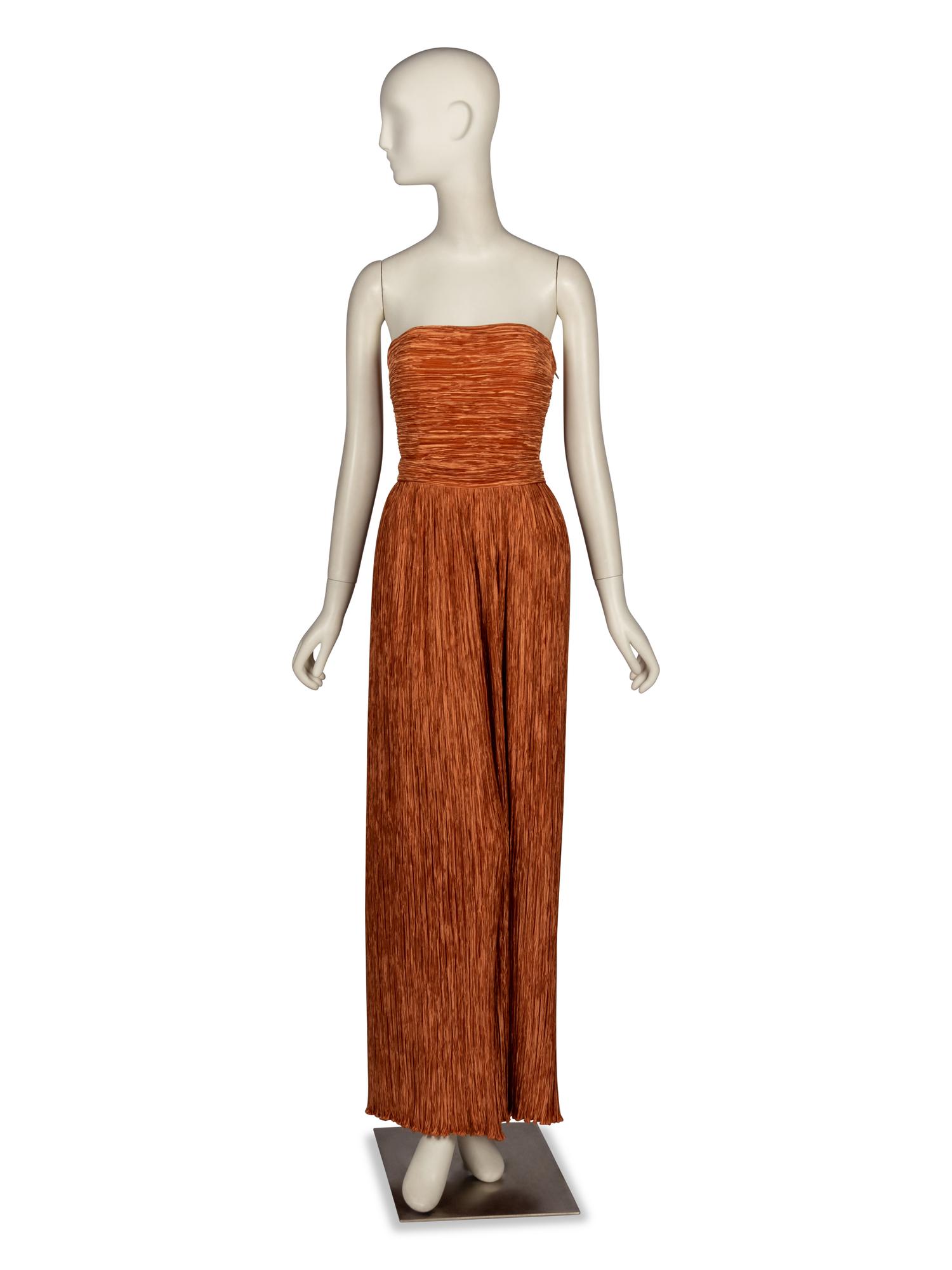 Mary McFadden, Ensemble with D evoré Velvet Jacket