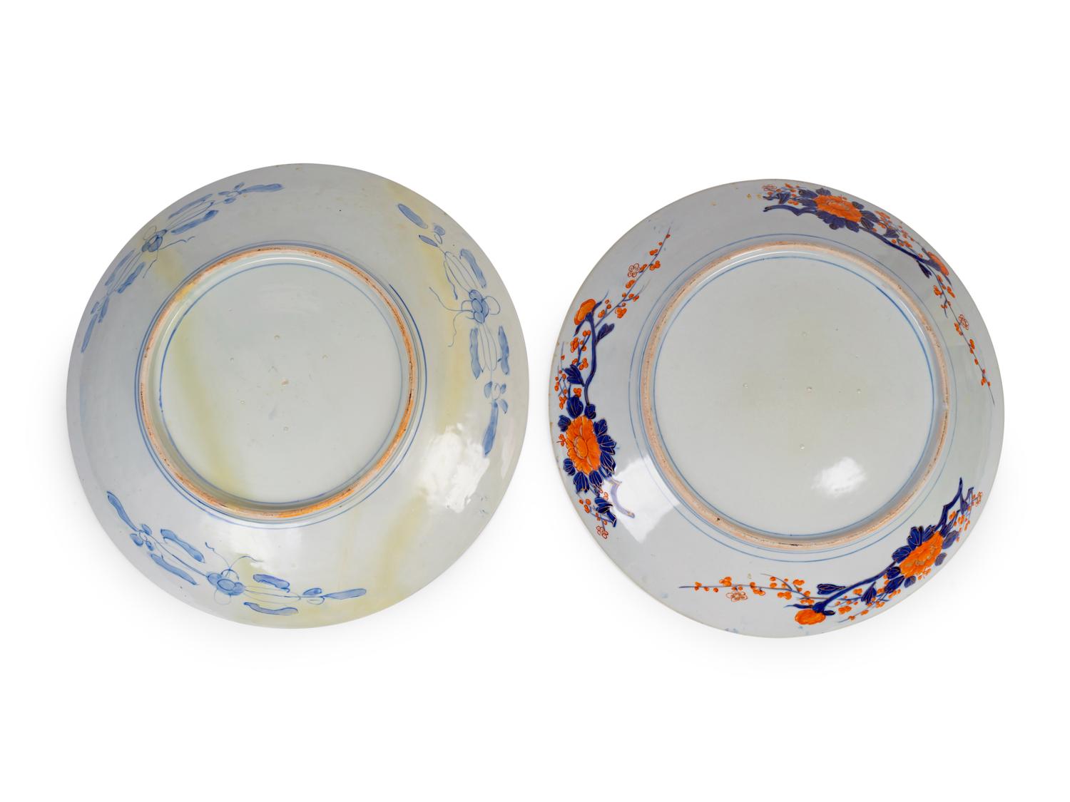 Two Imari Porcelain Chargers — 19TH CENTURY
