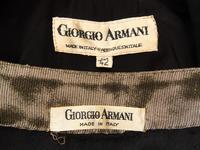 Giorgio Armani, Black & Gold Lamé Skirt Suit, c. 1980