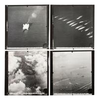 [WORLD WAR II]. Collection of photographs, Japanese maps, and a diary collected by USN Lt. Cmdr. J. John Fox while stationed in the Pacific, including: