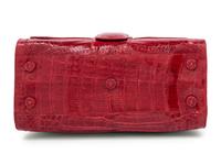 Nancy Gonzalez Red Alligator Flap Bag, 2000s