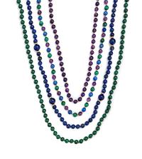 COLLECTION OF BEADED NECKLACES