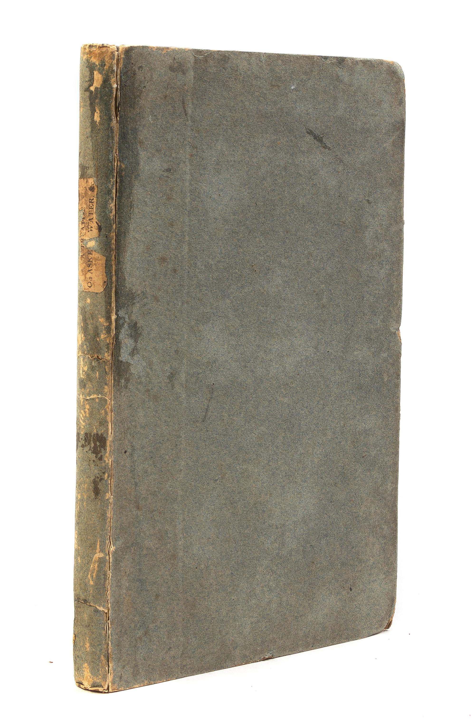 BREWERTON, T. LE GAY. A Treatise on the Mineral Water of Askern, Including a Description of the [...]. Doncaster, 1818.