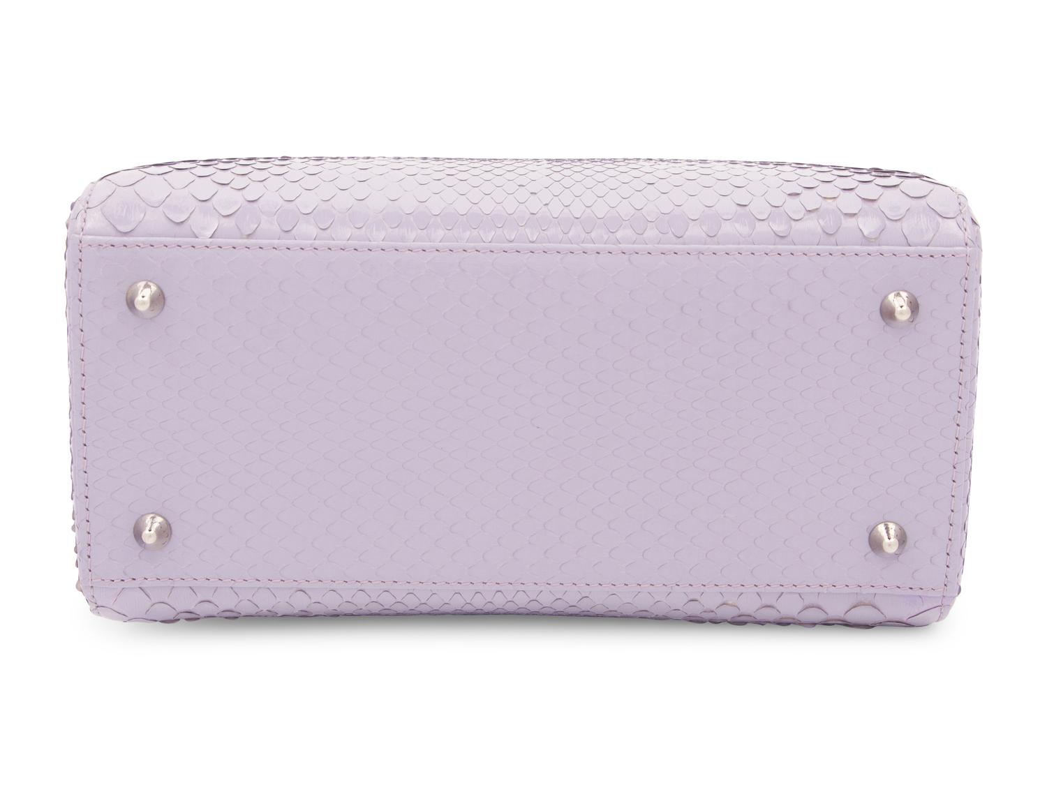 Christian Dior Purple Python Small Lady Dior Bag, 2012