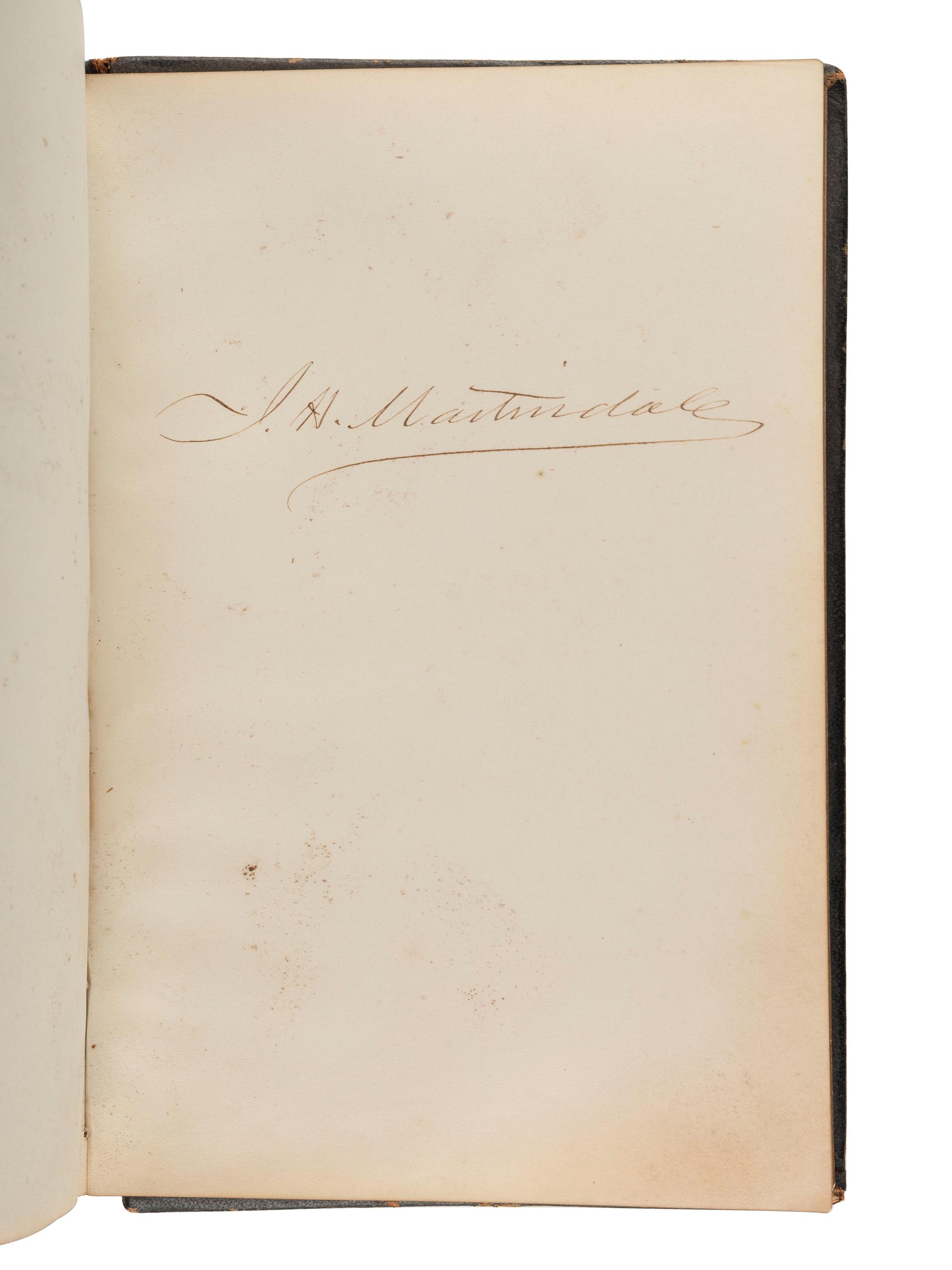 [LINCOLN, Abraham (1809-1865), DOUGLASS, Frederick (ca 1818-1895), and others - AUTOGRAPH ALBUM].